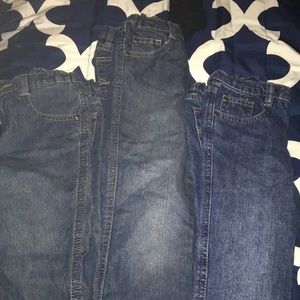 3 pair boy jeans